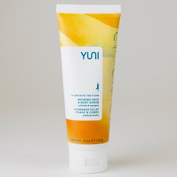 YUNI Glow with the Flow - Face & Body Scrub - NEW IN BOX - Picture 2 of 5